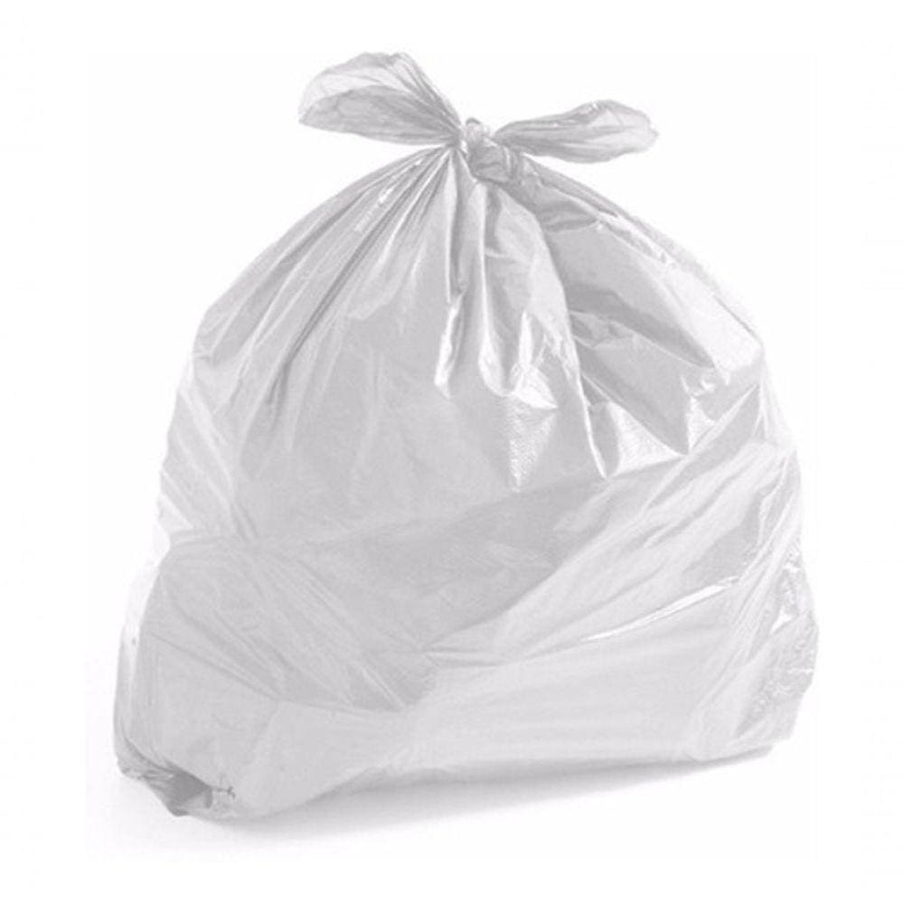 Saco De Lixo 20 Litros Branco Com 100 Unidades Clinicas branco