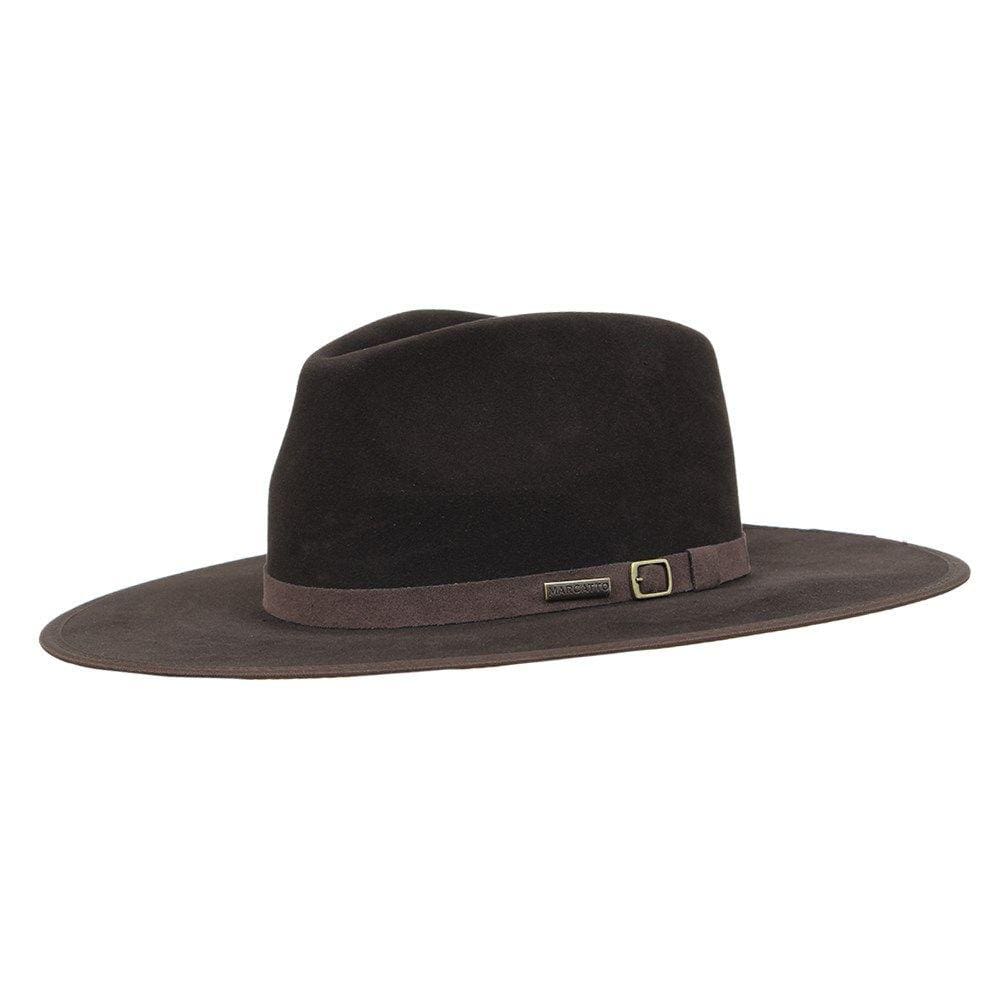 Chapéu Aveludado Marrom Marcatto 32493
