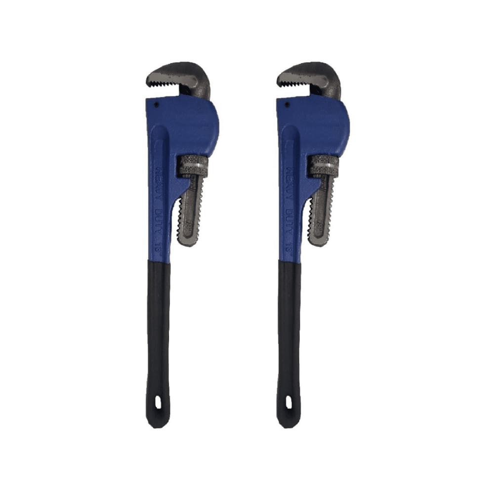 Kit 2 Chave Grifo 18 Polegadas Aço Tipo Americano Tubo 450mm