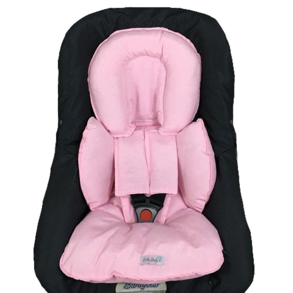 Almofada Anjo Redutora Bb Conforto Algodão Macio - Rosa