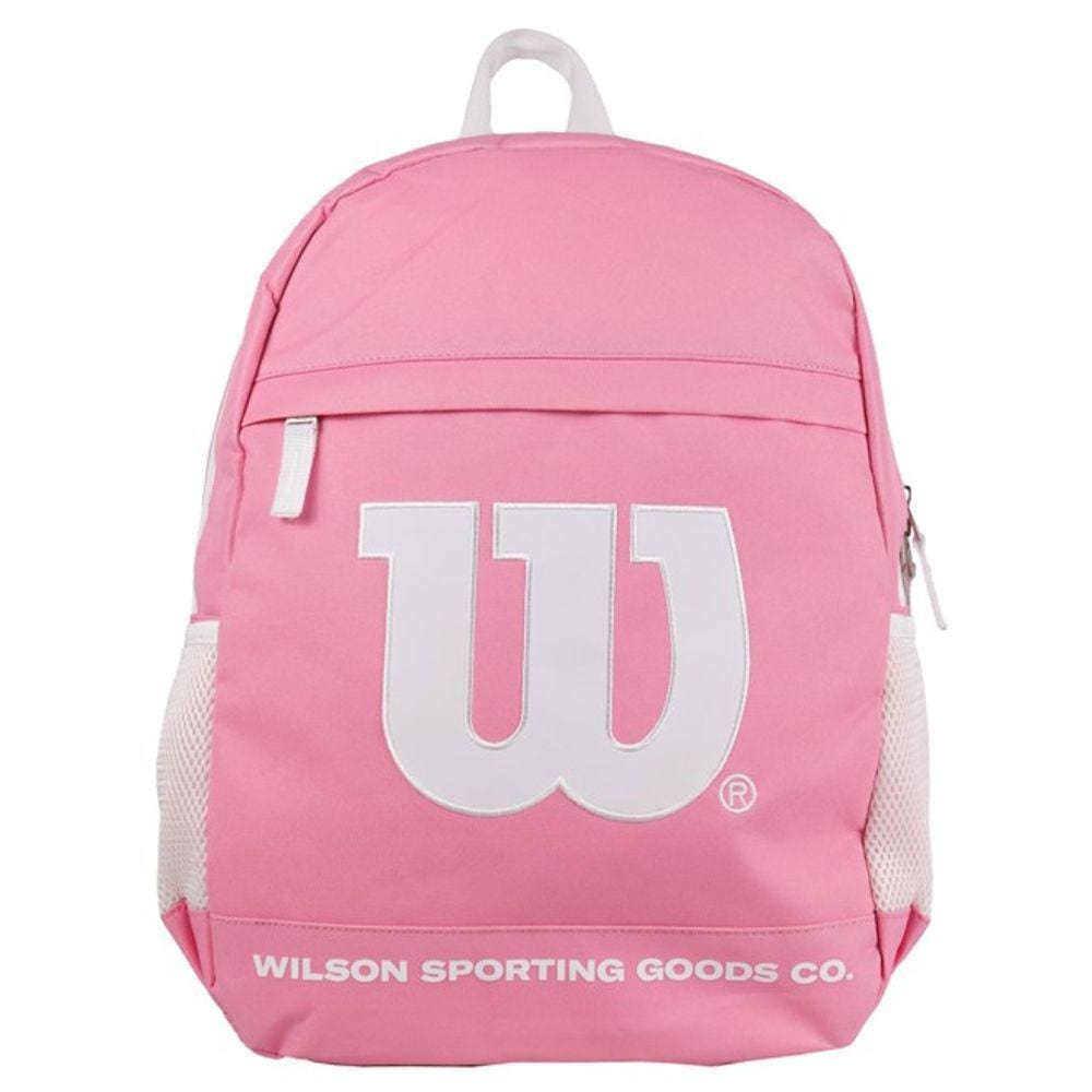 Mochila Casual Esportivo Wilson em Poliester Rosa e Cinza 65011034FU