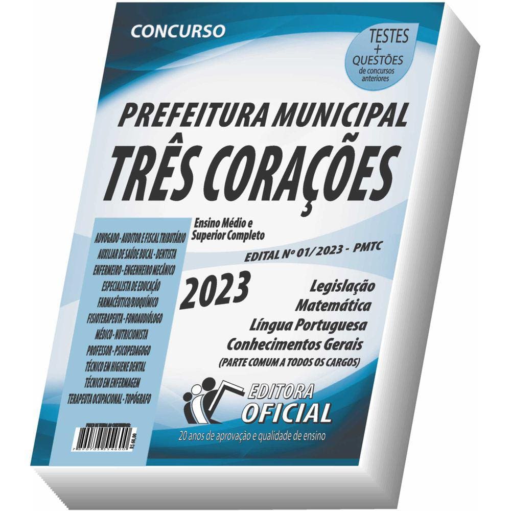 Apostila Prefeitura de Três Corações - MG - Nível Médio e Superior - Parte Comum aos Cargos