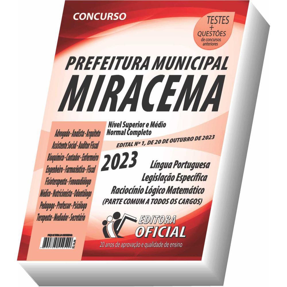 Apostila Prefeitura de Miracema - RJ - Nível Superior - Parte Comum aos Cargos