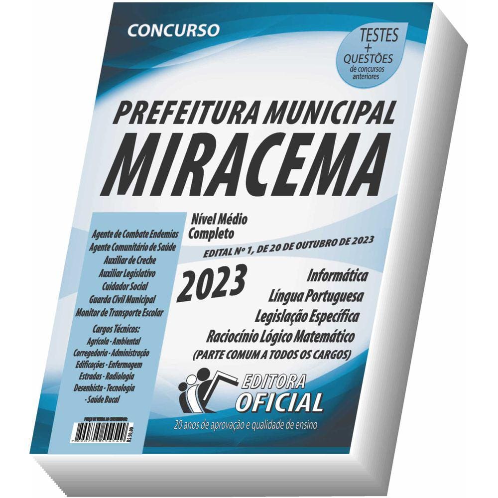 Apostila Prefeitura de Miracema - RJ - Nível Médio e Técnico - Parte Comum aos Cargos