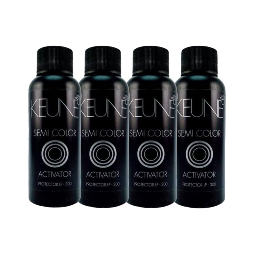 Kit Emulsão Keune Semi Color Activator 60ml - 4 Unidades