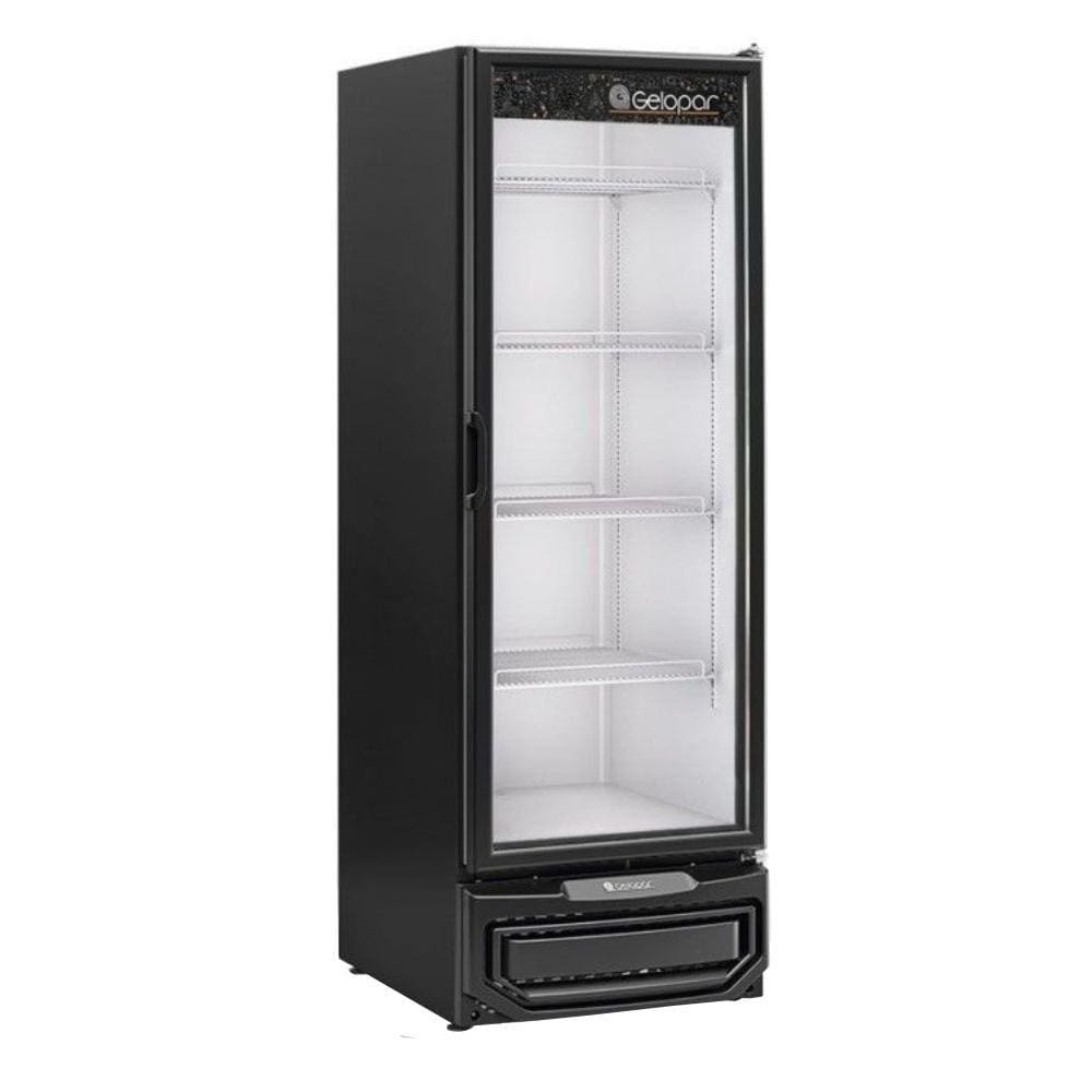 Freezer Vertical Dupla Ação Gpa-57 Preto 577 Litros Porta Vidro 220V Gelopar