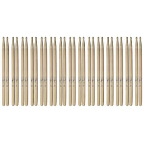Kit com 15 Pares de Baquetas para Bateria Hickory 5A New York