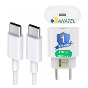Carregador Turbo USB-C Moto G10 G9 G8 G7 G30 - 20W