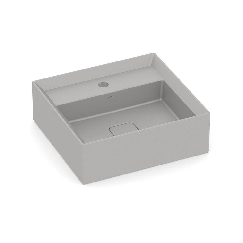 Cuba de Apoio Retangular com Mesa 450x420 Platinum P6 Incepa Stone