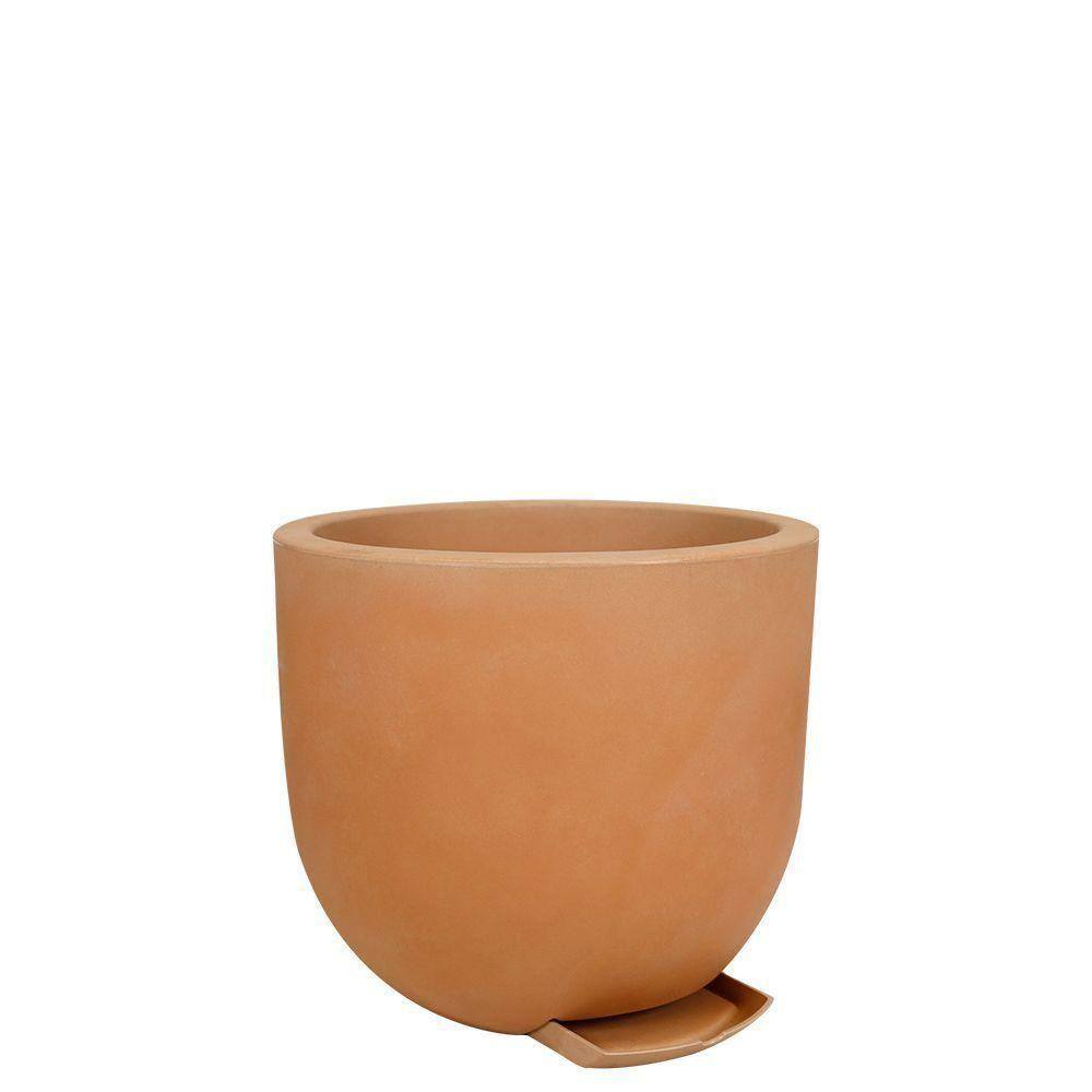 Vaso Decô Baixo 40 X 35 Cm Cor 02 - Antique Terracota