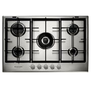 Cooktop 5 bocas Brastemp Gourmand Inox com duplachama e trempe com ferro fundido - BDK75DR