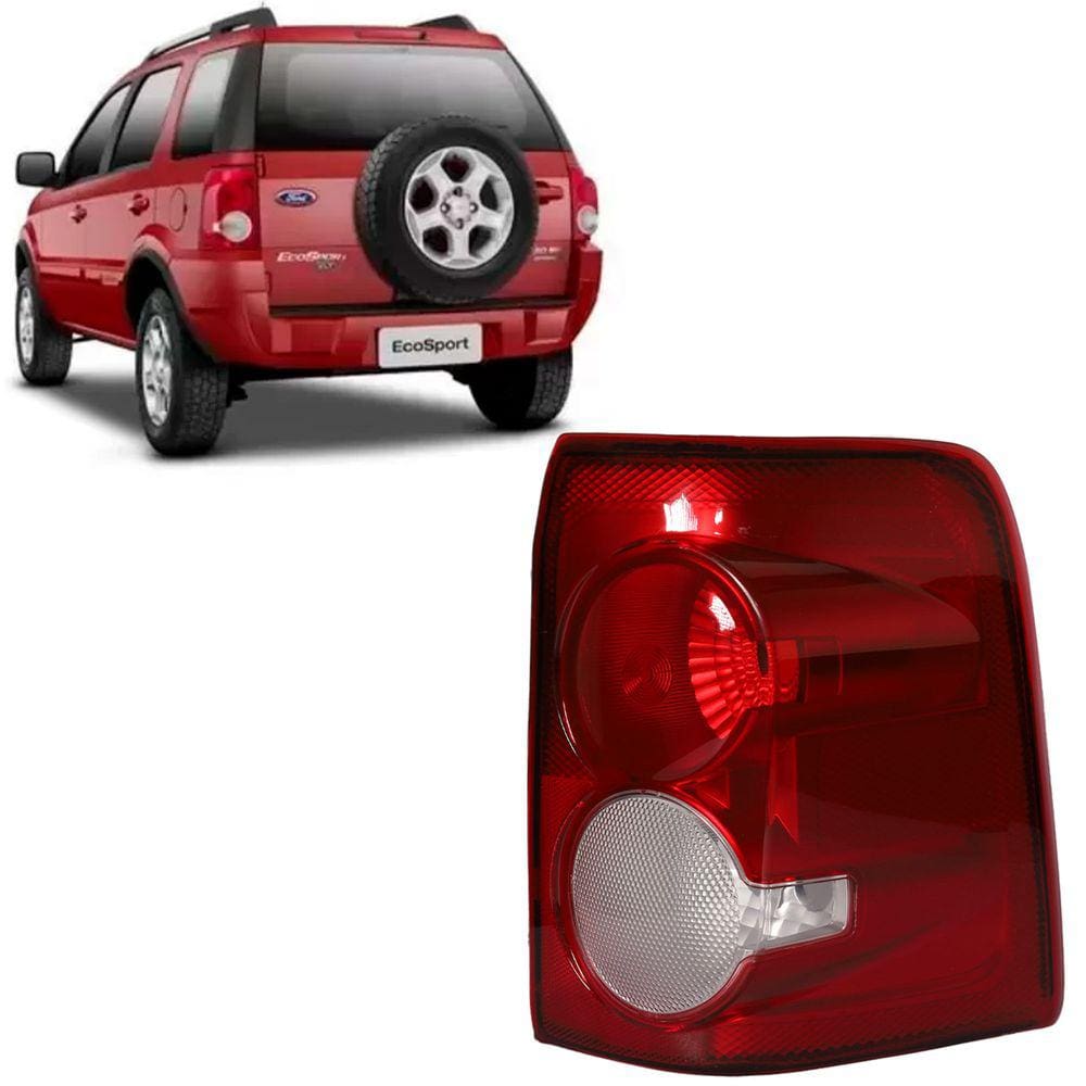 Lanterna Traseira Ecosport 2008 2009 2010 2011 2012 Bicolor