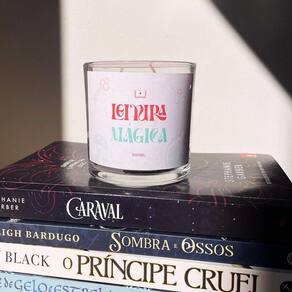 Vela Literaria Aromatica Leitura Mágica Aroma Bambu