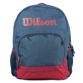 Mochila Casual Urban Wilson em Poliester Azul e Vinho 65011030NB