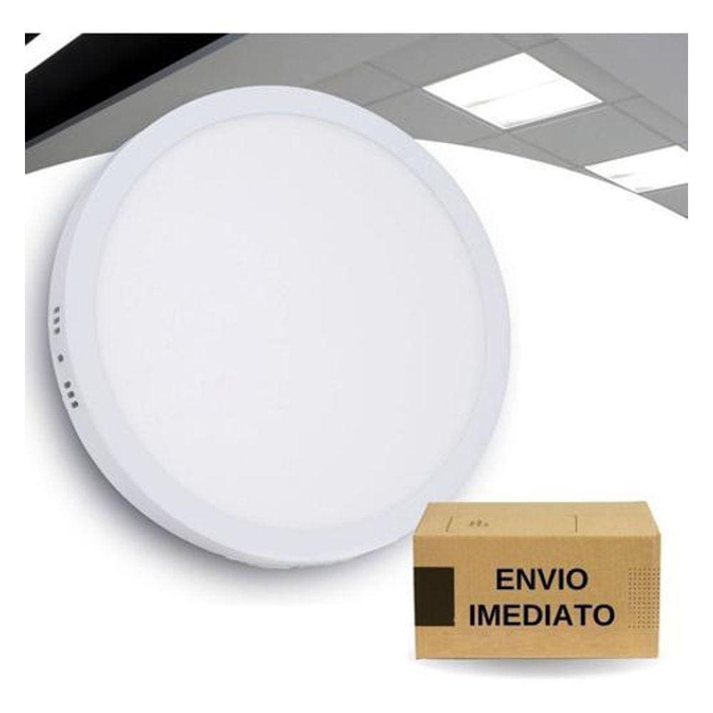 Luminária Painel LED Quadrado 24w Branco Frio - 1600lm