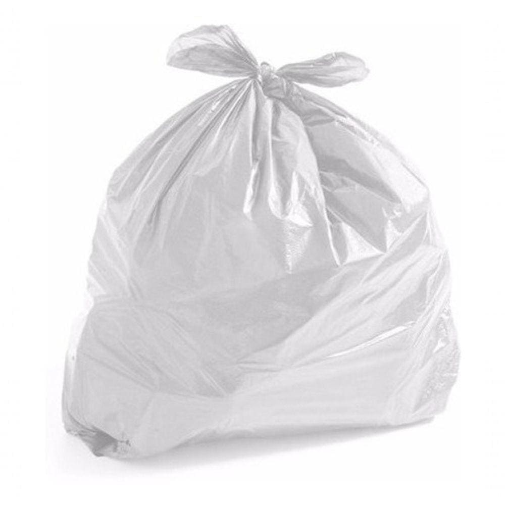 Saco De Lixo 100l Branco Comum Com 100un