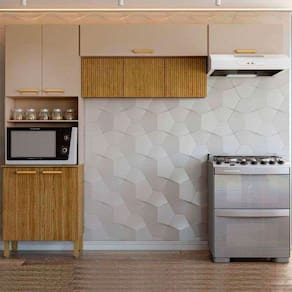 Cozinha em L Urbane 260cm com 9 Portas 2972 Kits Paraná