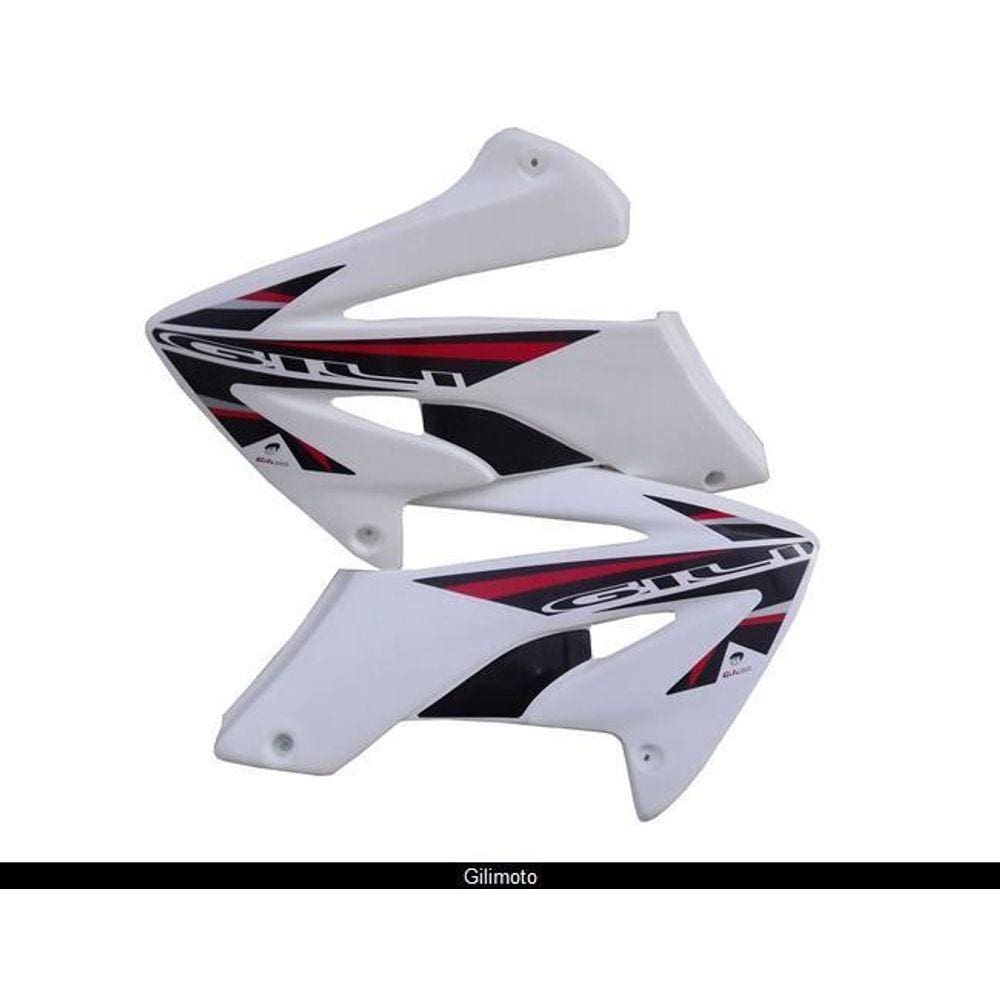 Aletas Tanque Moto Tornado XR 250 06/07 Off Road Branco