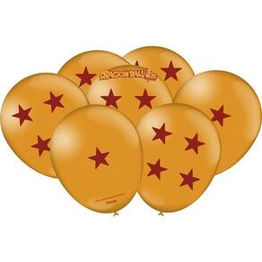 Balão Bexiga Dragon Ball Z Especial 9 Polegadas Com 25 Unidades