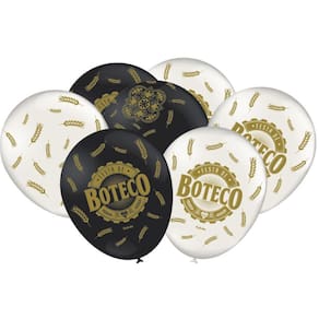 Balão Bexiga Tema Boteco 9 Polegadas Com 25 Unidades