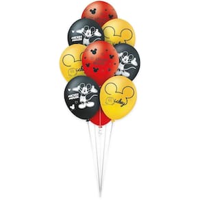 Balão Bexiga Mickey Mouse 9 Polegadas Com 25 Unidades
