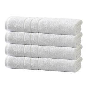 Toalha de Banho Teka Roma - Absorção Alta - Branca - 4 Peças