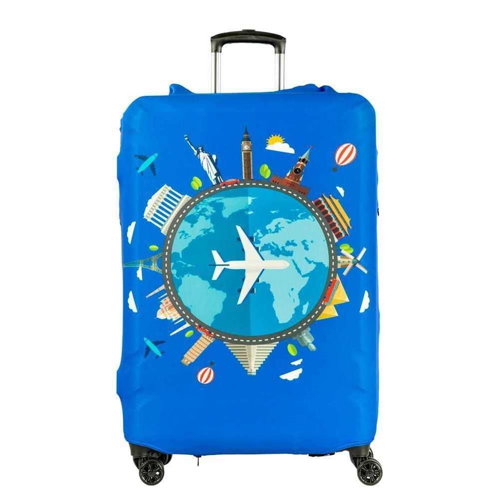 Capa Para Mala Grande Avião 2 Azul 82x62x33 cm - SESTINI
