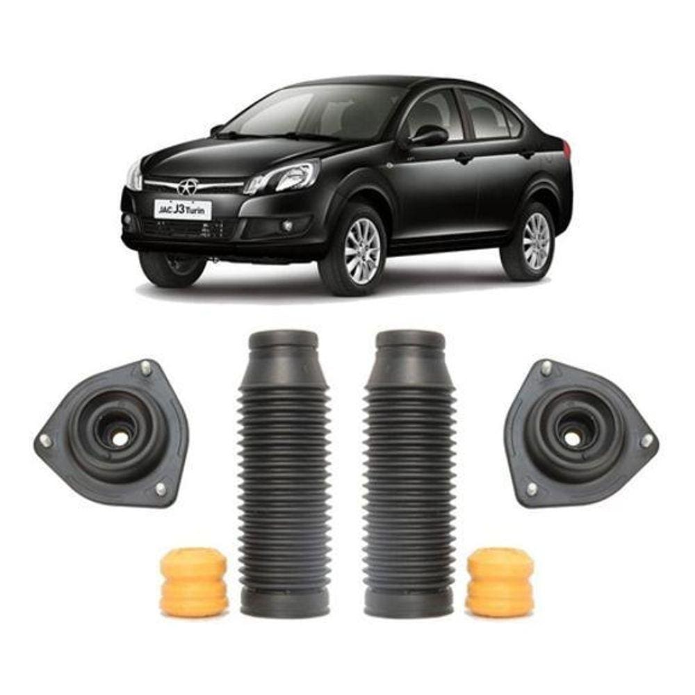 Par Kit Suspensão Dianteira Jac J3 Turin 2011 2012 2013 2014