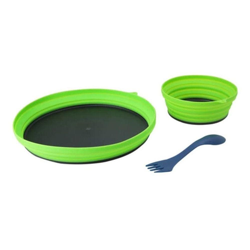 Kit Conjunto De Jantar Azteq Dish Camping Trekking