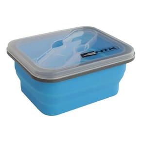 Tigela Colapsável Mini Bento Colher Garfo Leve Resistente
