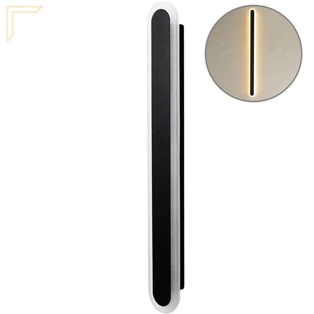 Arandela Linear Acrilico Borda Luminosa 60 Cm Led Lup98