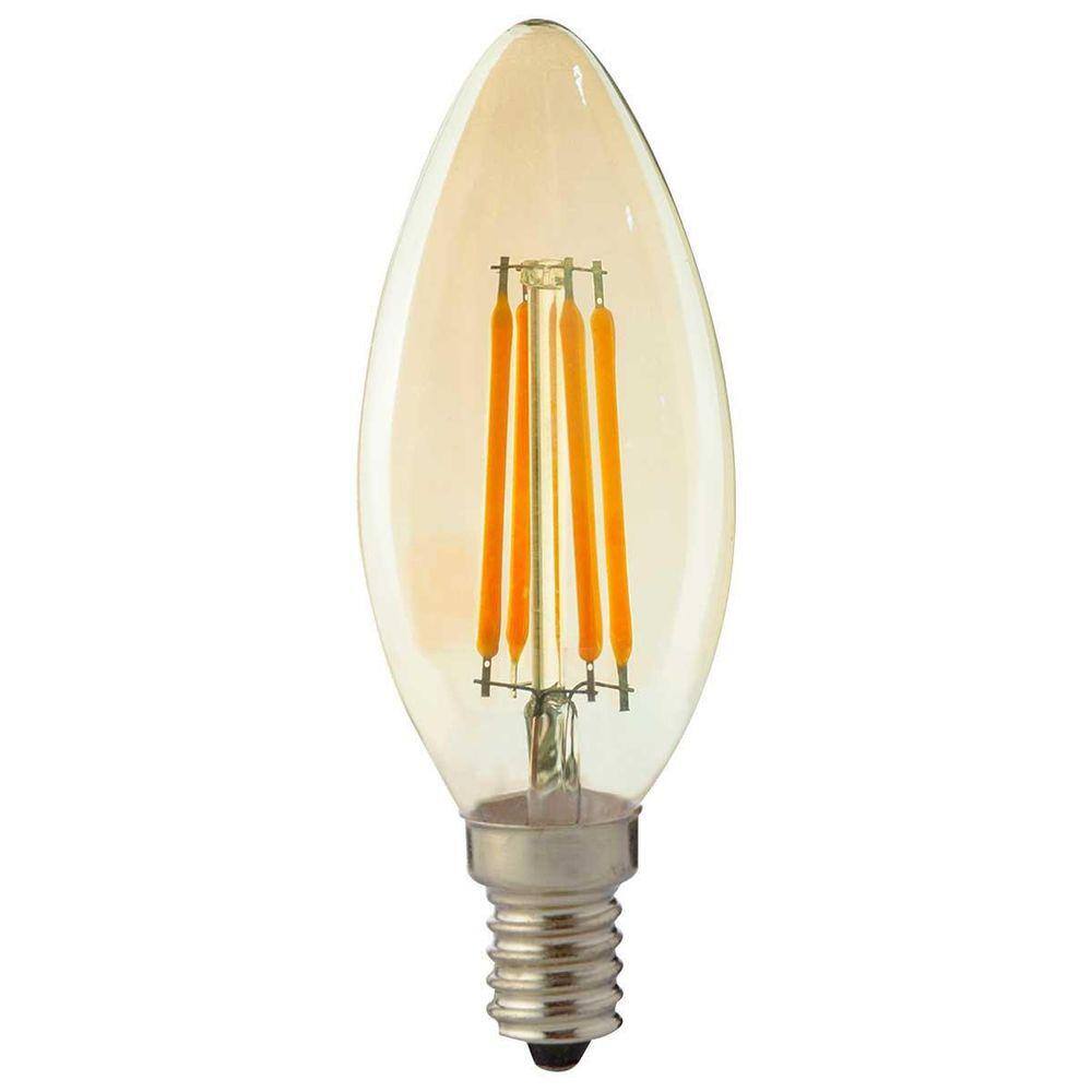 Lâmpada De Filamento Led Âmbar 2W C35 - Noll Led - 549,0001