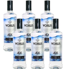Kit 6 Vodka Vorus Tradicional Salton 1L