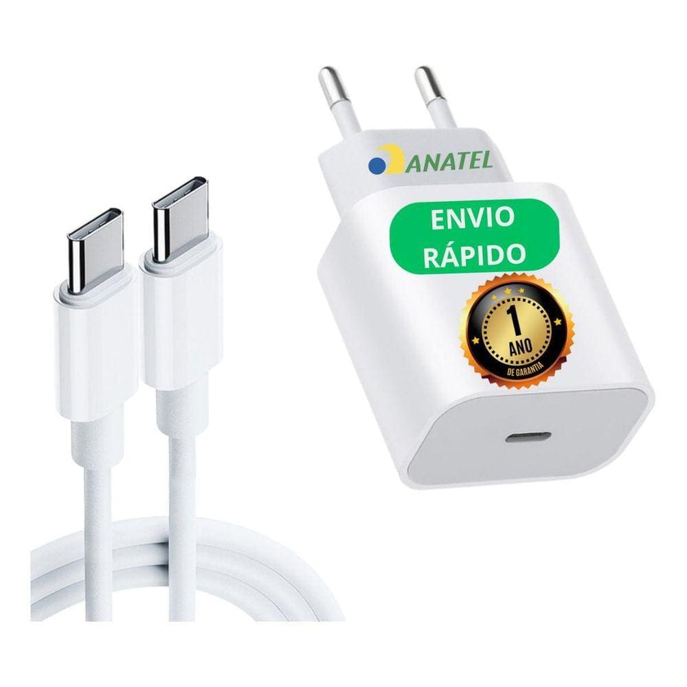 Carregador Samsung A11 A21S M31 A51 S10 S20 Fe - Turbo 20w