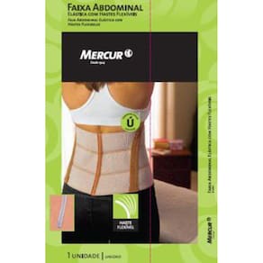 Faixa Mercur Abdominal Elastico Flexivel Tamanho Unico
