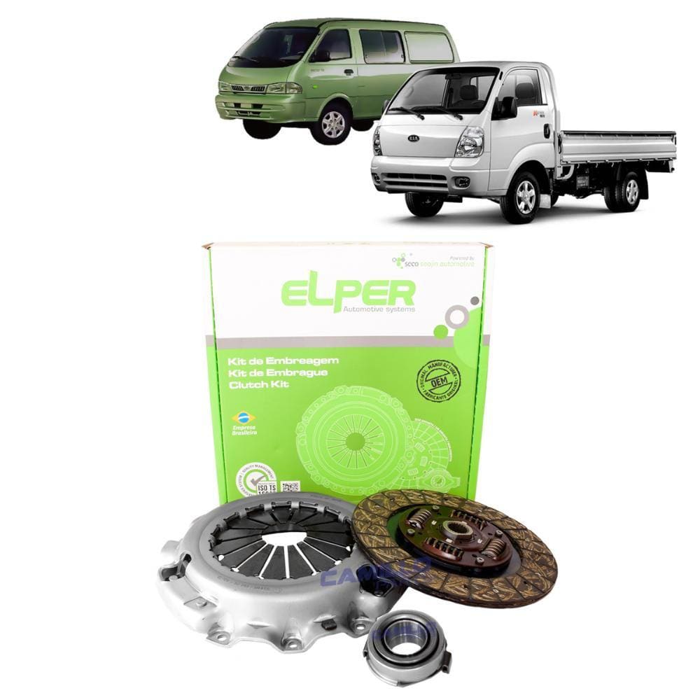 KIT EMBREAGEM ORIGINAL 240mm 22EST KIA BESTA GS 2.7-3.0 1993 A 2005/KIA BONGO 2700 2.7 8V 1993-2012
