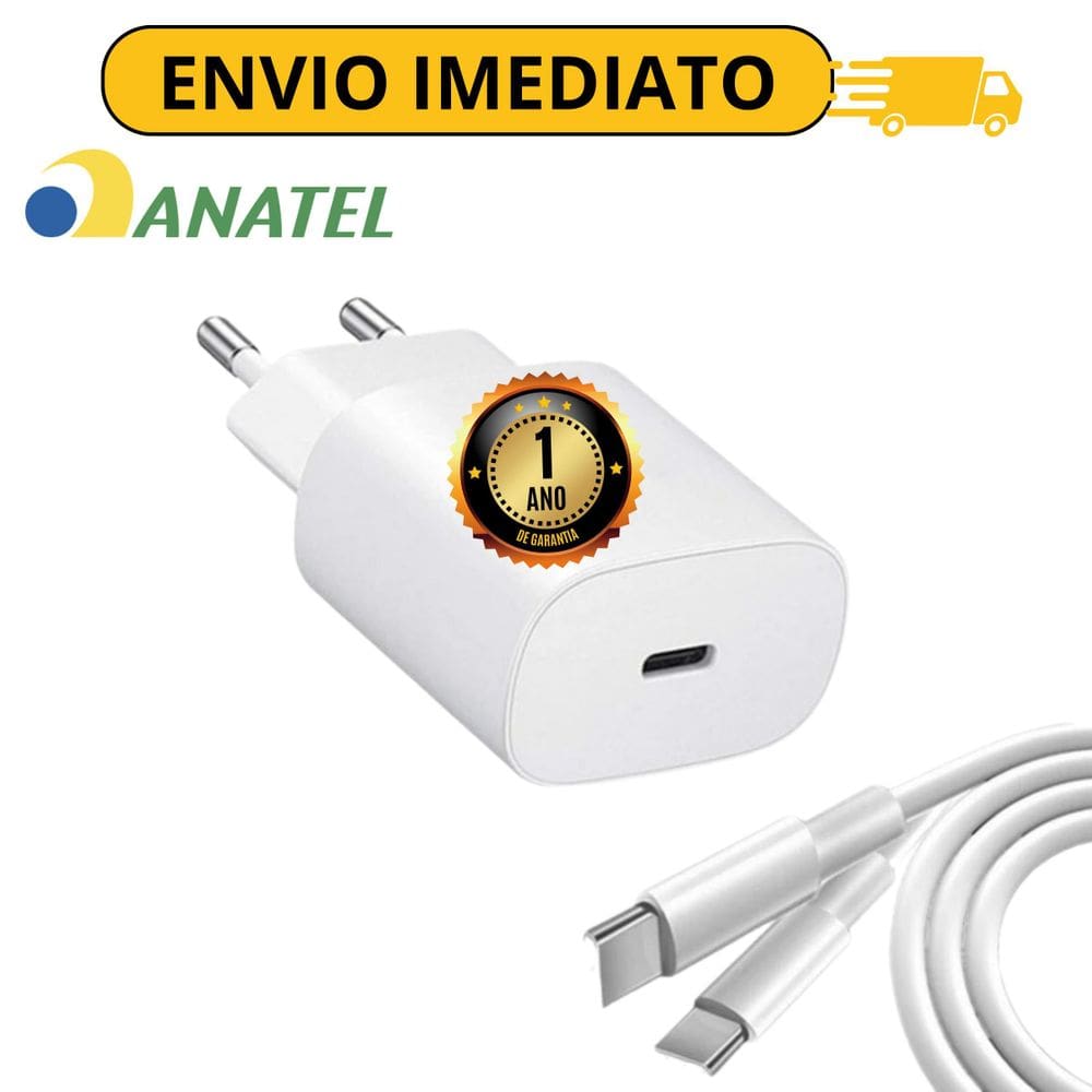 Carregador Tipo C Samsung Galaxy A8+ Plus A12 20W