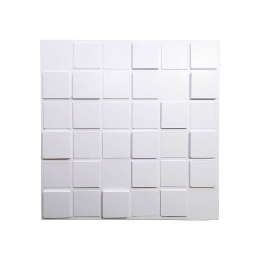 Kit 4 Placas Revestimento De Parede Pvc 3D Relevo Pixels