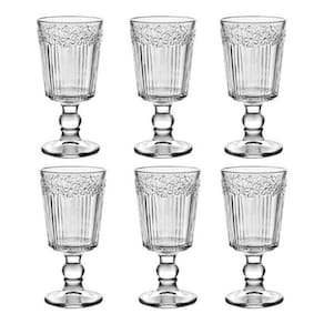 Jogo 6 Copos Taças Vidro Sorvete Suco 400Ml 17 X 9