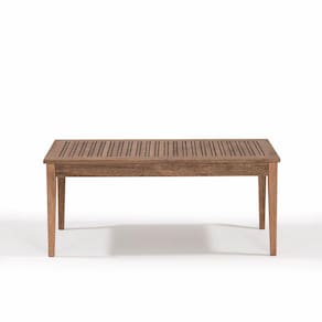 Mesa de Centro Madeira Maciça Riade Stain Castanho