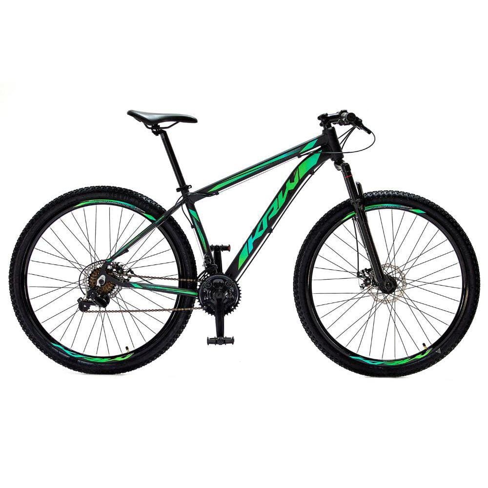 Bicicleta Aro 29 Krw Alumínio 24 Velocidades Freio a Disco Suspensão dianteira MountainBike S1