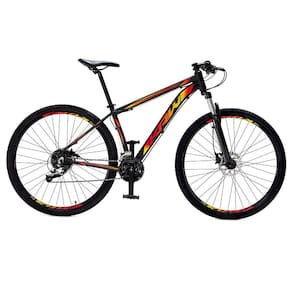 Bicicleta Aro 29 Krw Alumínio 27 Velocidades Freio Hidráulico Suspensão com Trava MountainBike S9