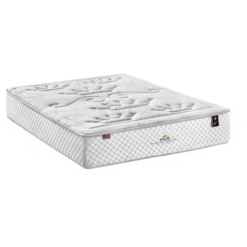 Colchão Casal Mola Ensacada Pulse 30x138x188cm King Koil Branco