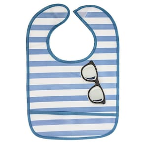 Babador New Look Kababy Listrado Azul