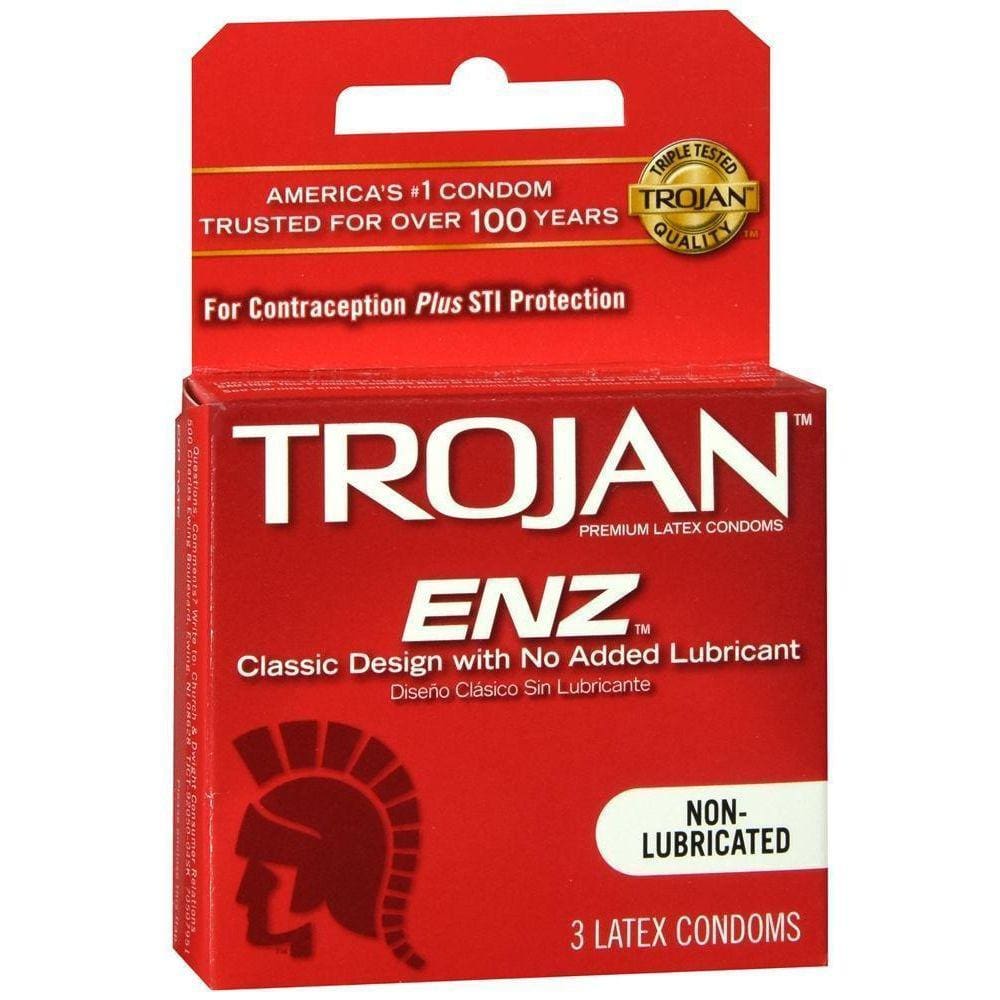 Trojan Enz Classic Preservativo Não Lubrificado - 3 Unidades