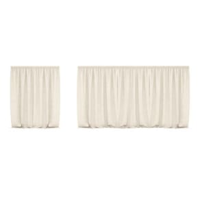 Tenda Cortina Cama Alta Prime II Casatema Creme
