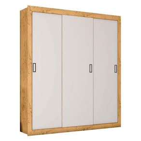 Guarda Roupa Casal COR2303044 Freijó Baunilha Flex - Araplac