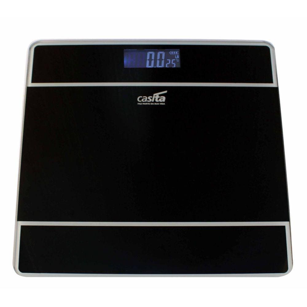 Balança Digital Vidro Temperado Quadrada Capacidade 180 kg