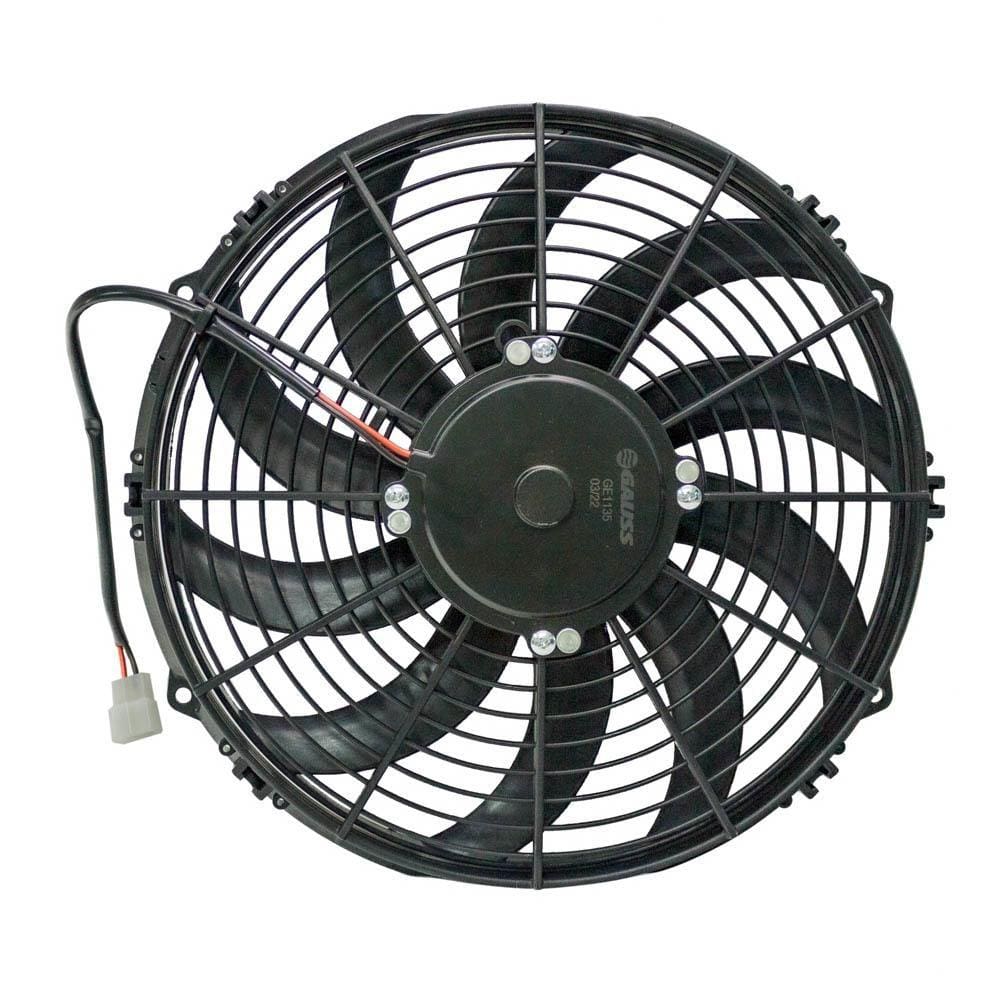 Motor Ventilador Axial Universal 12 Polegadas Soprante Com Ar Suporte 12V 2 Vias - GAUSS - GE1135
