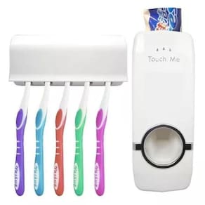 Suporte Automático de Pasta de Dente - Branco - 1 Dispenser